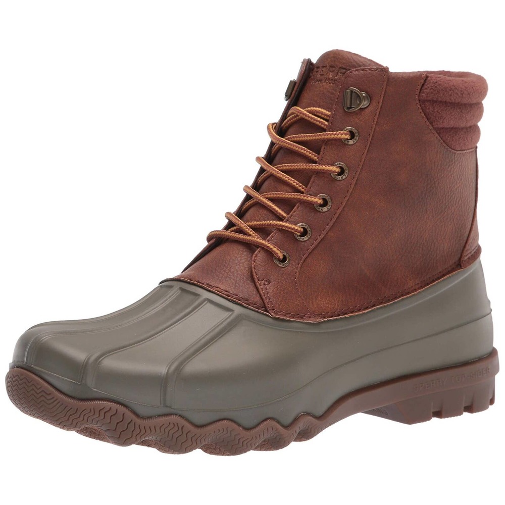 Sperry Top-Sider Men's Seasonal Avenue Duck Boot, TAN/Olive, US 11.5